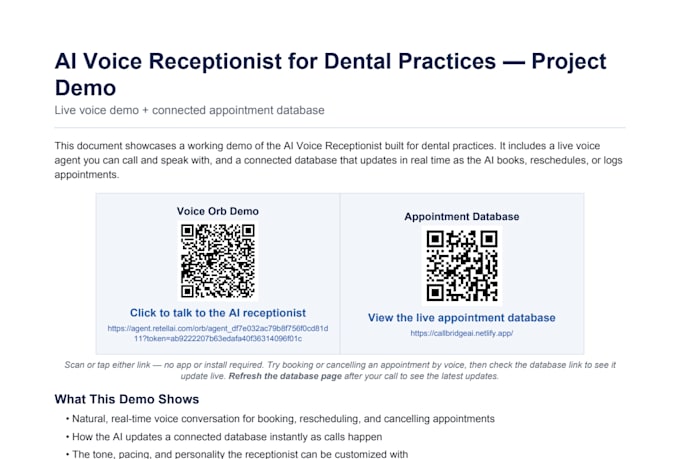 build an ai voice receptionist for your dental practice